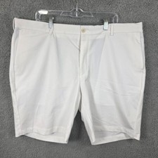 Peter Millar Crown Crafted Men's White Performance Golf Shorts 42 Golf Active