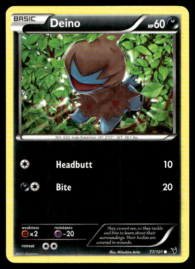 LP Deino [Noble Victories 77/101] Common Pokemon TCG