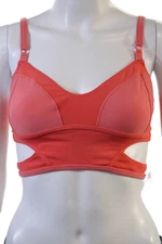 Adidas by Stella McCartney Womens Pullover Adjustable Sports Bra Coral Size S