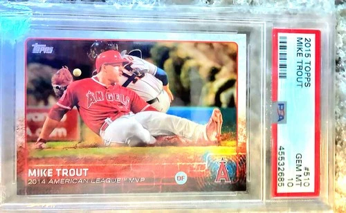 Gem Mint-Mike Trout 2015 Topps #510 PSA 10 Award Winner💎