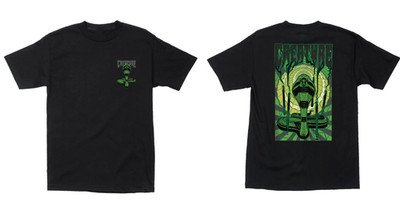 Creature Swindler Eco Black Graphic Skateboard Tee Mens Reprint S-5XL
