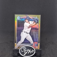 2025 Bowman Chrome 1st GOLD REFRACTOR Esteban Gonzalez 04/50