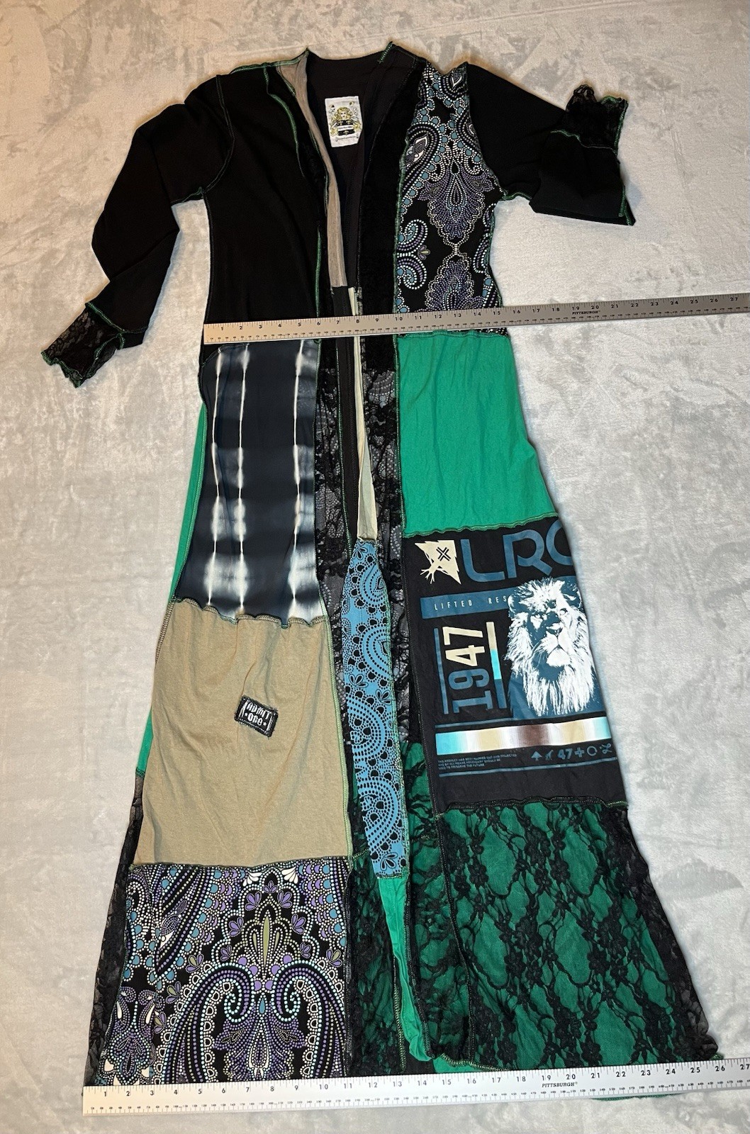 Styles Ever After Patchwork Upcycled Band Tee Max… - image 5