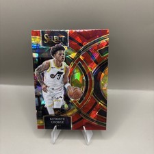 2023-24 Panini Select Keyonte George Premier Red Ice RC #109 Jazz
