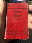 WW2 Hand Written Diary War Military Service Notebook 1940s Journal Prop Old War