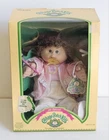 Vintage Cabbage Patch Kids 1985 16" Girl Doll Curly Brown Hair & Brown Eyes NIB