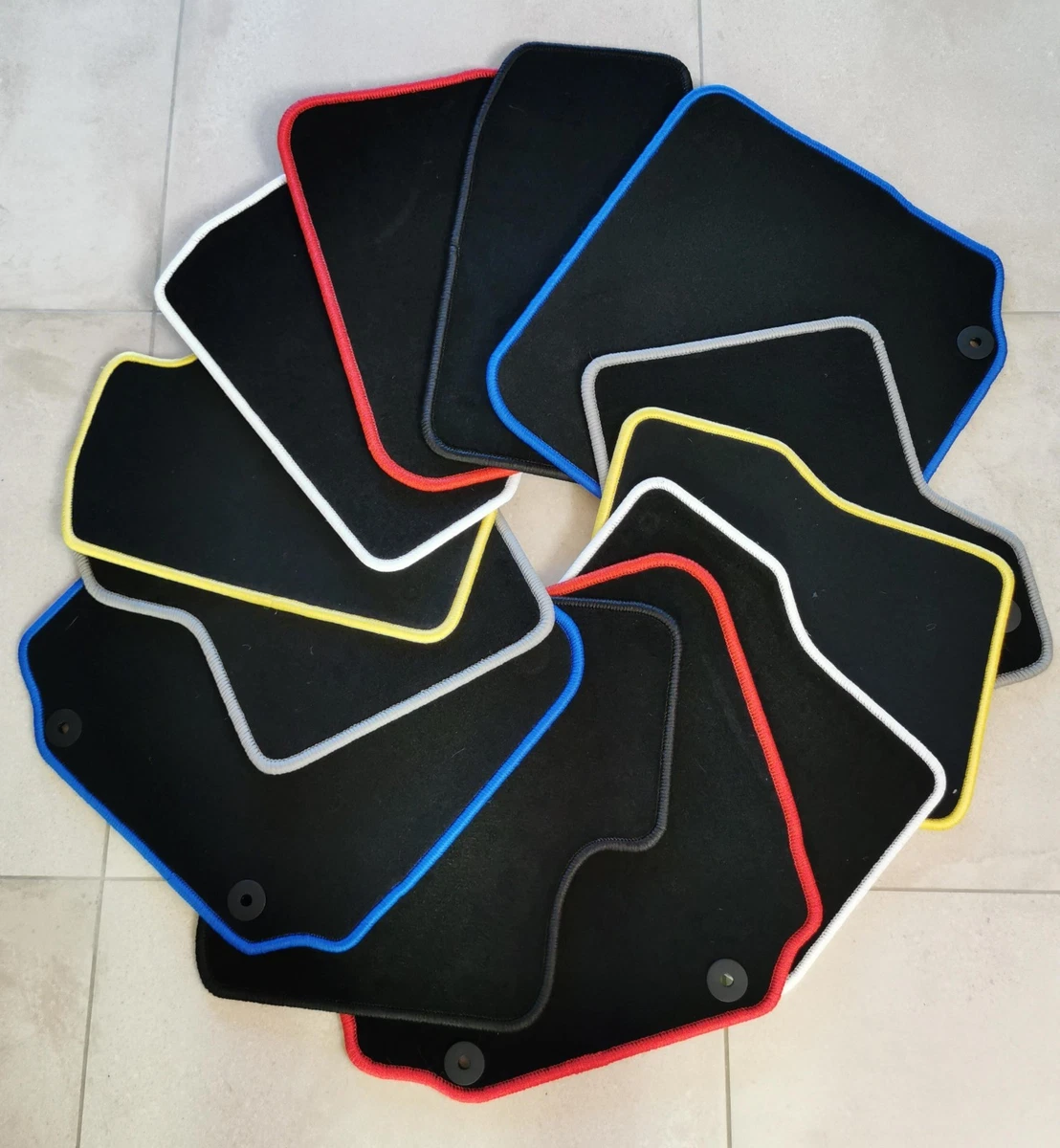 Tapis De Sol Luxury Compatible Peugeot 407 2004-2010 - Coupé/Break/Berline - Qualité Premium Kovvar