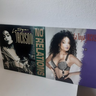 2 Vinyl LP's - La Toya Jackson - No Relations - La Toya - TOPZUSTAND wie Neu