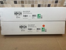 LOT OF 2 Tripp-Lite N252-024 CAT6 24-Port Rackmount Shielded Network Patch Panel