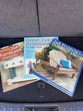 2 x 4 Projects LOT OF 3 for Outdoor Living, Home Accessories, And Furniture