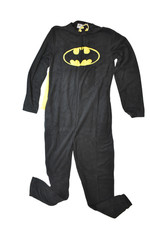 DC Comics Mens Batman Union Suit One-Piece Pajamas With Cape NWT Medium