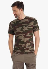 C9 CHAMPION Men's Modern Training Tee Shirt Excursion Camo Size Small NEW