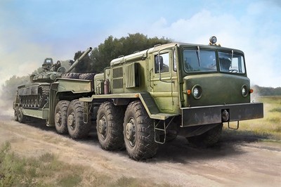 Trumpeter 07195 MAZ-537G LATE PRODUCTION  TYPE WITH MAZ/CHMAZP-5247G SEMITRAILER