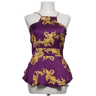 Suzy Levian, Tank­top, Größe: S, Lila/Gold, Damen #vK6
