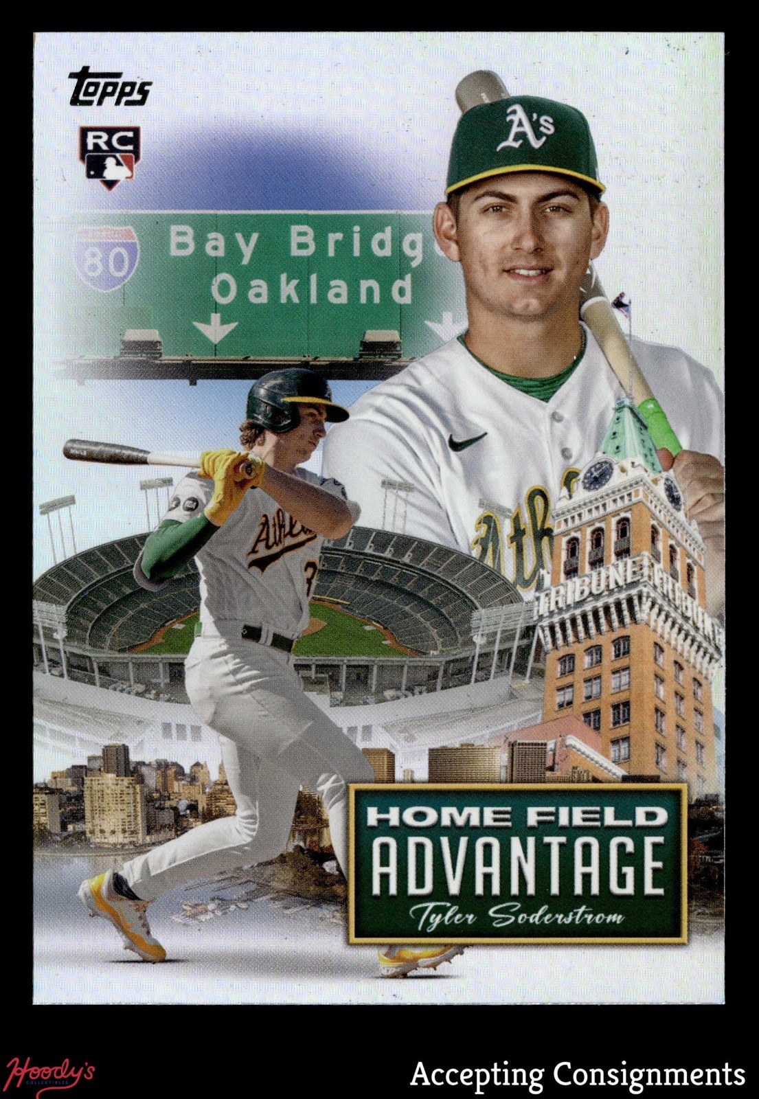2024 Topps Home Field Advantage #HFA18 Tyler Soderstrom SP ROOKIE RC ATHLETICS