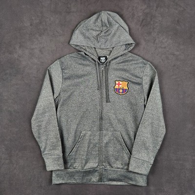 FC Barcelona Hoodie Men Medium Full Zip Soccer Futbol Club Barcelona FCB La Liga