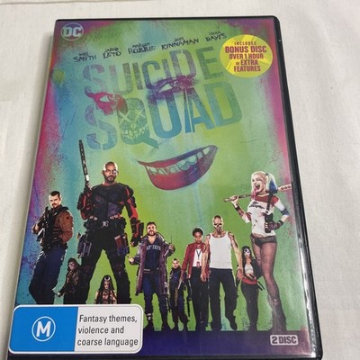Suicide Squad DVD Will Smith, Joel Kinnaman Region 4 GC-VGC Fast Free AUS Post