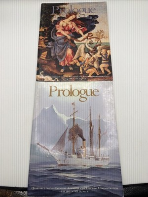 Prologue 2 Magazine Lot Quarterly National Archives And Records Administration