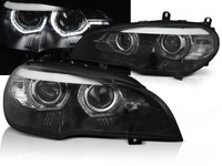 Xenon Scheinwerfer DRL LED Tagfahrlicht Set FüR BMW X5 E70 Bj. 07-10 Schwarz AFS