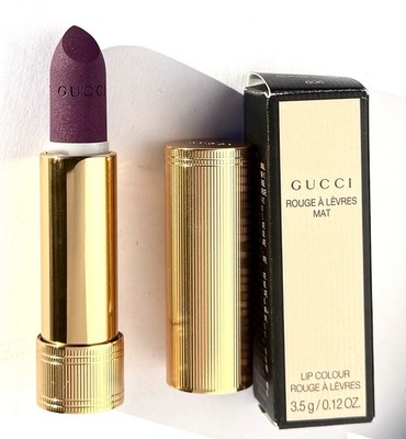 Gucci Rouge A Levres Mat Lip Colour Lipstick 606 Sophie Plum 3,5g Matte Lipstick