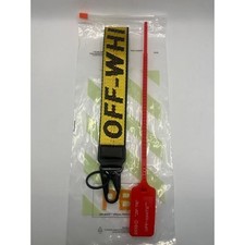 Copied - Off- White Industrial Lanyard Wristlet Yellow Keychain NWT