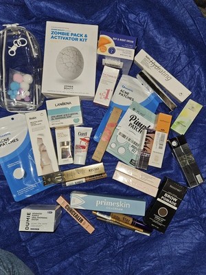 30 PIECE BEAUTY GLAM SKINCARE MAKEUP BUNDLE LOT NEW Face Brows Skin Lips 