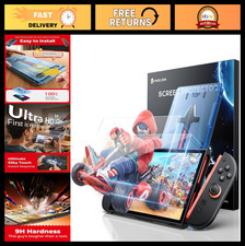 2 Pack Nintendo Switch Screen Protector 7.9" - 9H Tempered Glass, HD Clear, Easy