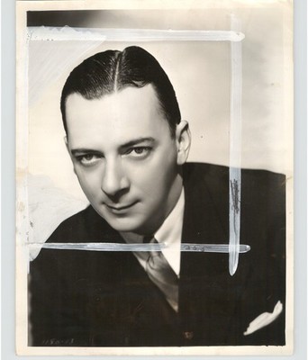 Broadway Producer TED HAMMERSTEIN of ''Music Hall'' KFRC Radio 1935 Photo