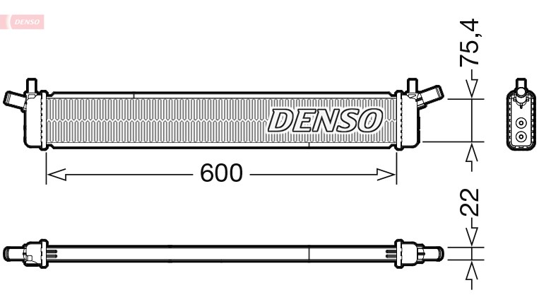 Für DENSO DRM50136 Engine radiator TOYOTA AURIS DRM50136 Engine radiator (autom