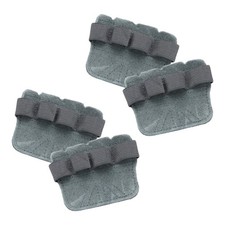 Anti-Slip Workout Grip Pads, Lifting Grips Pads,4 Pack  Cowhide  Gray