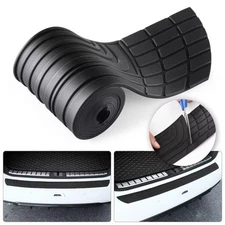Car Rear Bumper Protector 41in Universal Rubber Anti-Scratch Trunk Accessory