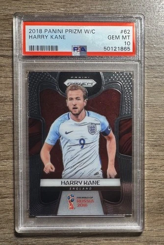 2018 PANINI PRIZM WORLD CUP #62 HARRY KANE PSA 10