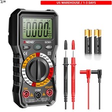 Digital Multimeter with Case,DC AC Voltmeter,Ohm Volt Amp Meter