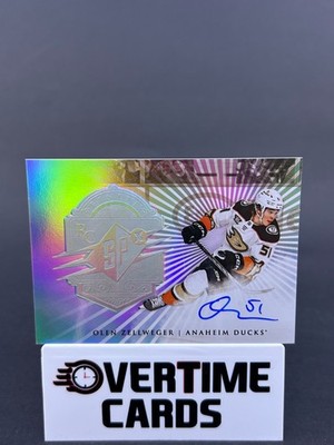 2024-25 Spx - Finite Rookies Olen Zellweger #F-30 Silver Spectrum Auto /99 (RC)