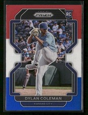 Dylan Coleman 2022 Panini Prizm Red/White/Blue Prizm #55 RC Kansas City Royals