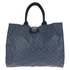 GHERARDINI SOFTY Borsa a mano tote bag blu navy nero poliestere/poliuretano