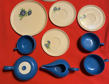 Vintage IDEAL Russel Wright Dinnerware Lot Of 10 Various Childrens Play Wear