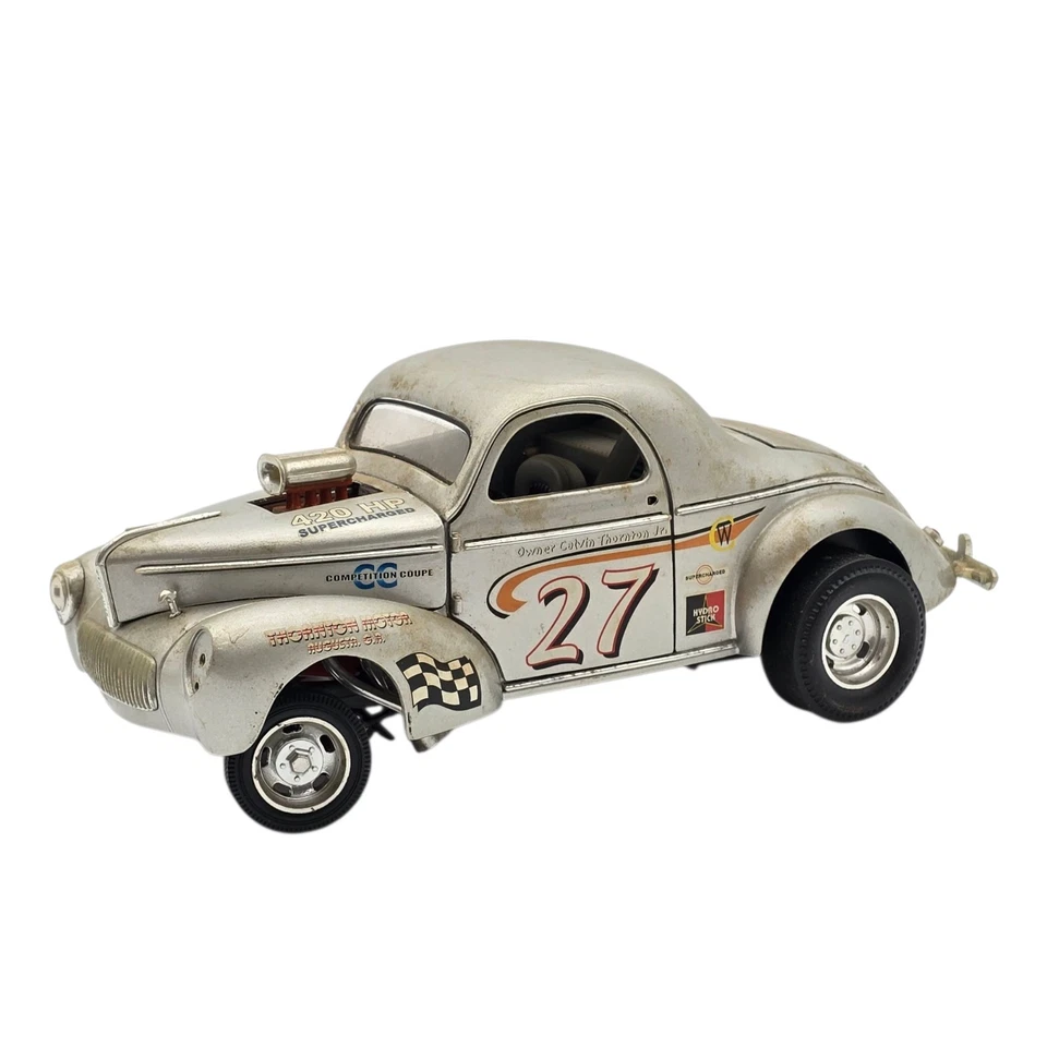 Chrysler Die-Cast Collection 1:18 Scale Silver 1941 Willys Coupe No. 92278 - Image 2 of 4