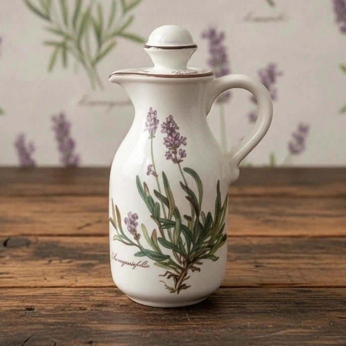 Villeroy & Boch Botanica Vinegar Cruet, Lavandula Angustifolia Bottle, Tableware