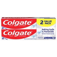 Colgate Baking Soda Peroxide Toothpaste - Whitens Teeth, Fights Cavities ...