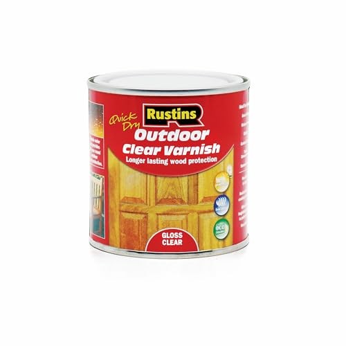 Rustins Quick Dry Outdoor Clear Varnish 250ml Gloss 