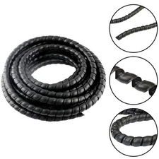 Hydraulic Hose Spiral Wrap 3/4" Wire Protector Cover Guard Cable Organizer 20FT⭐