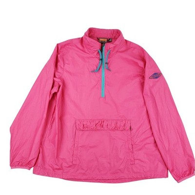 Merrell Women XL Pink Hiking Half Zip Pullover Jacket Gorpcore Windbreaker
