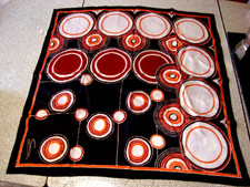 Rain Scarf by Simone Vintage 1976 Geometric Water Repellant Made in Japan