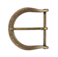 2 3/8" 60mm Wide Single Prong Harness Shape Replacement Belt Buckle