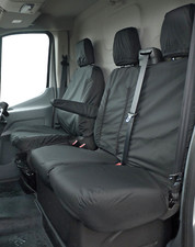 Waterproof Heavy Duty Set of Van Seat Covers Universal Fit