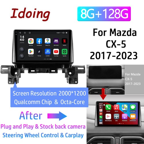 For mazda CX-5 CX-8 2017-2022 Car Stereo Radio Player GPS Android Touch Screen - 第 1/17 張圖片