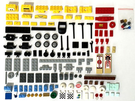 Retired ©2011 LEGO 8206 Cars 2 Tokyo Pit Stop 100% Complete + Extras