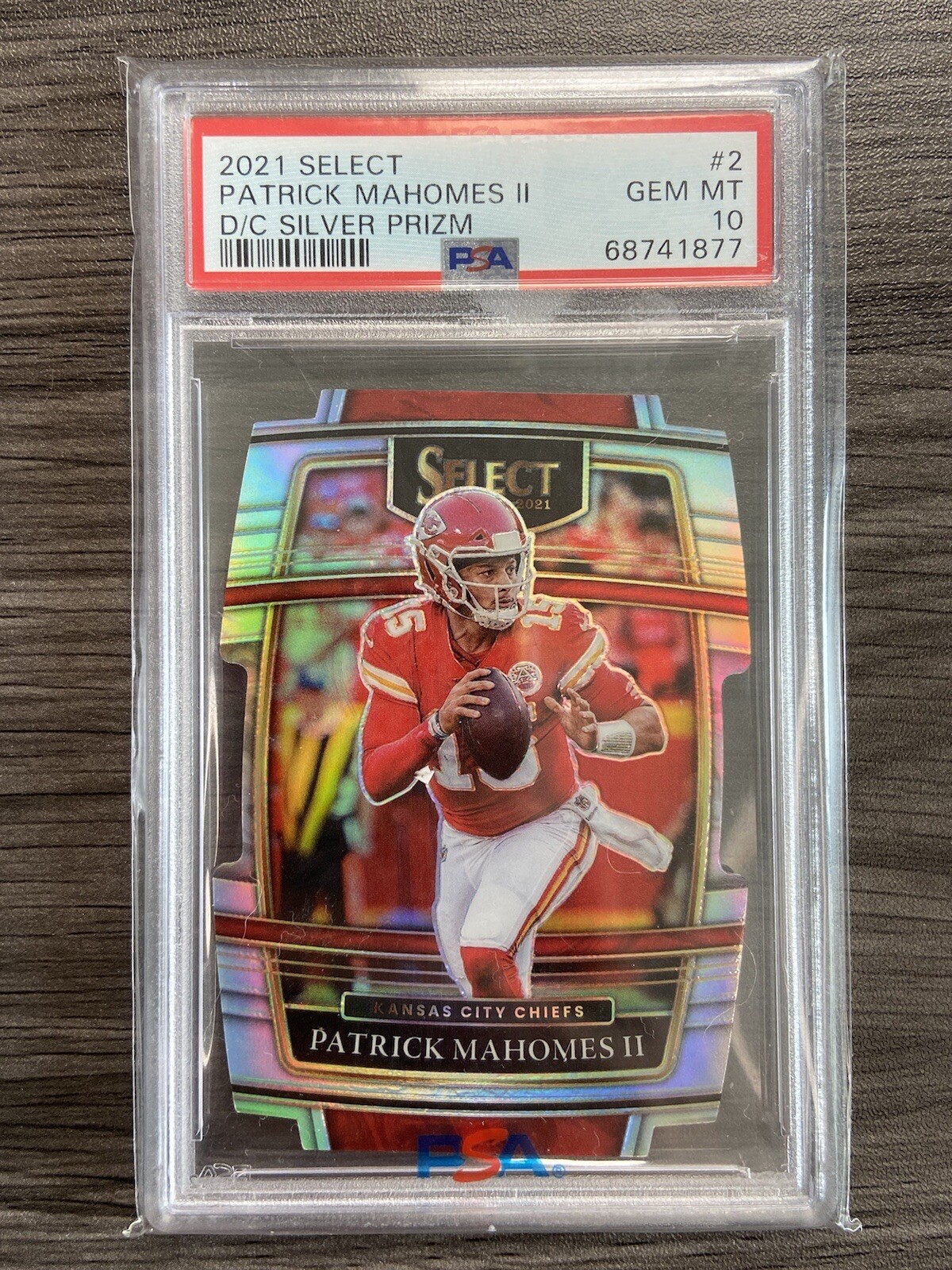 2021 select patrick mahomes #2 Die-cut Silver PSA 10