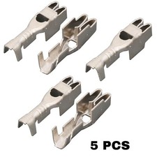 5PCS Durable Car Fuse Box Protection Small Tinned Copper Screw Terminals Silver